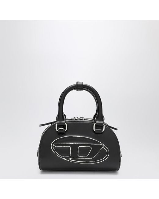 DIESEL Bowling Bag 1dr Dome Black/silver
