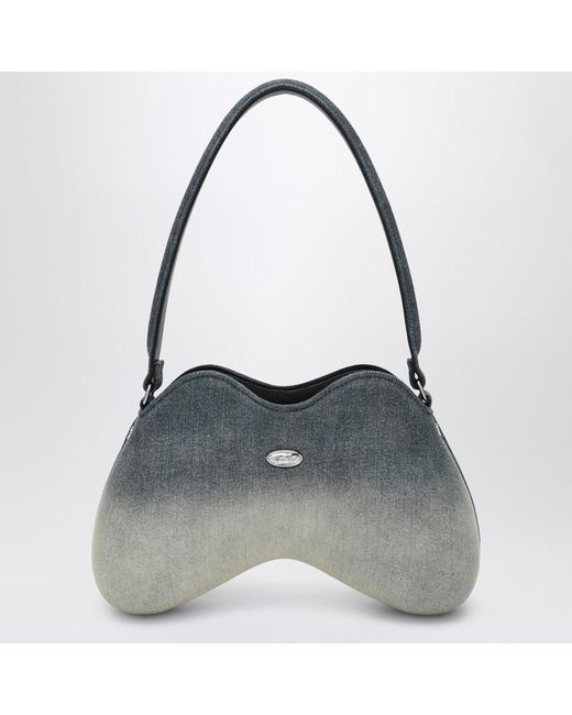 Double-D Cotton Handbag-Donna di DIESEL in Gray