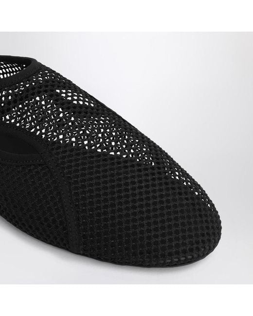 Slipper in rete nera di Alaïa in Black