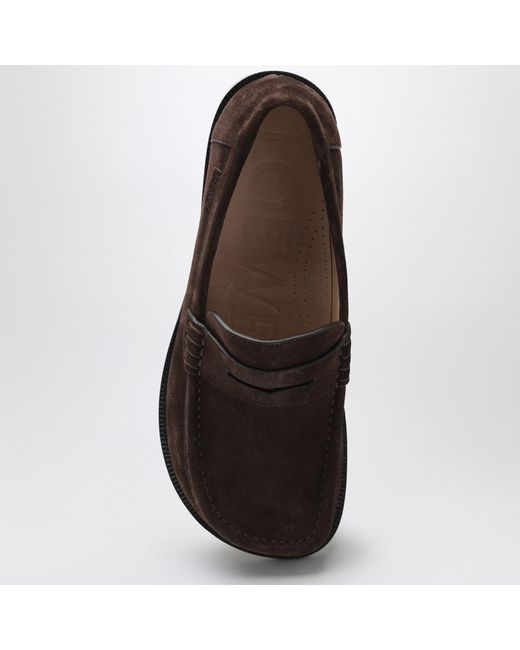 Loewe Brown Campo Loafers for men