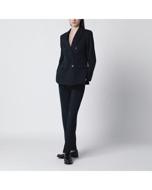 Max Mara Black Wool Trousers
