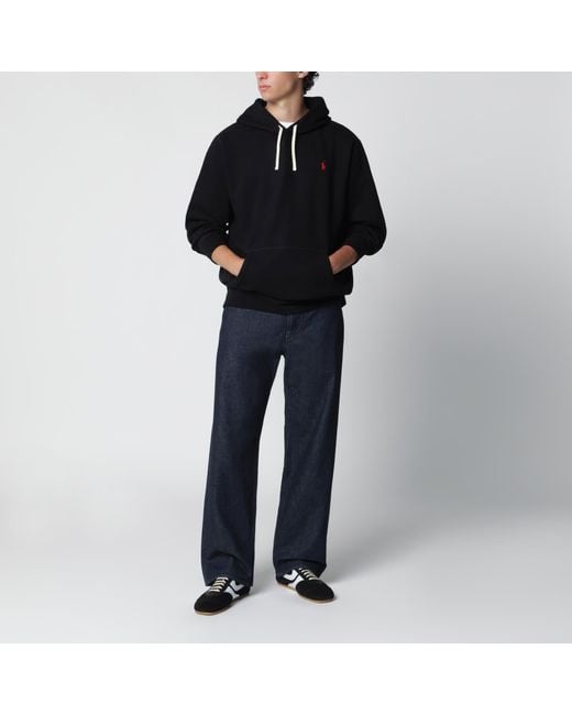 Polo Ralph Lauren Black Cotton Hoodie for men