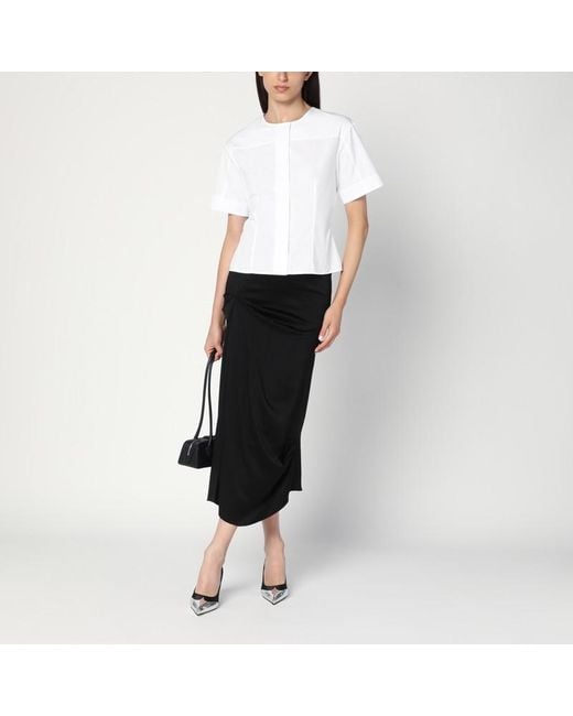 Alexander McQueen White Corset Shirt