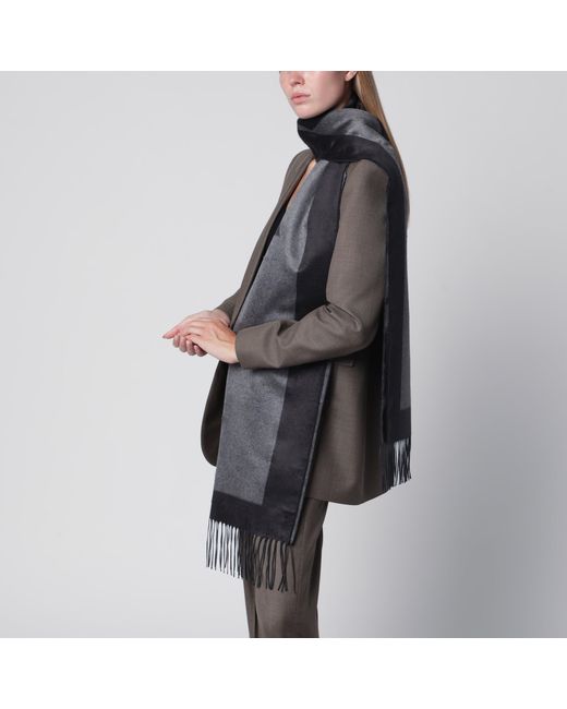 Sciarpa Cassandre di Saint Laurent in Gray