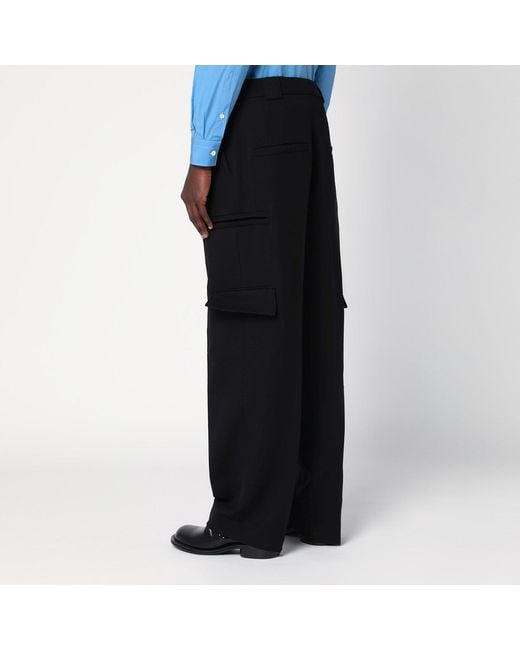 NAMACHEKO Blue Cargo Trousers for men
