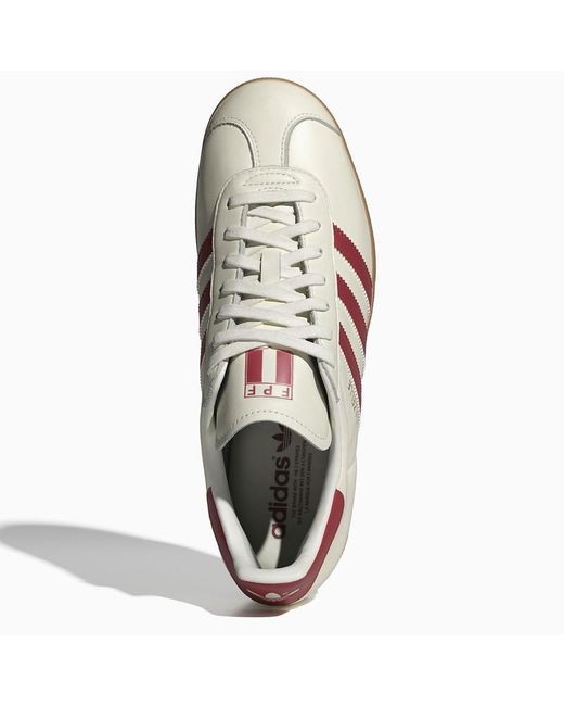 Sneaker gazelle bianca/rossa di Adidas Originals in Pink da Uomo