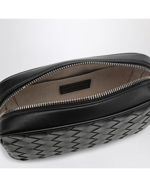 Borsa camera bag intrecciato mini nera di Bottega Veneta in Black da Uomo