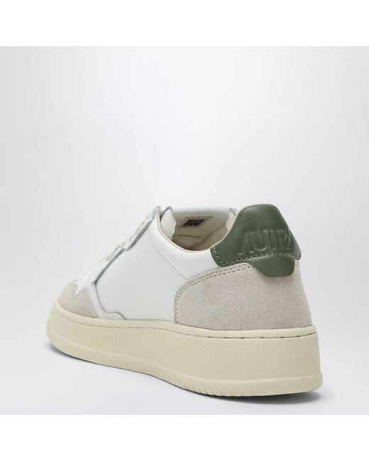 Autry White Medalist Low Sneakers for men