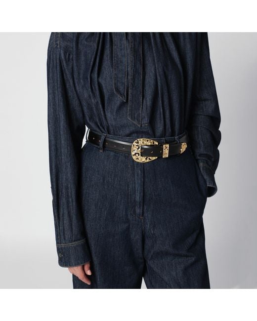 DEHANCHE Black Versailles Belt