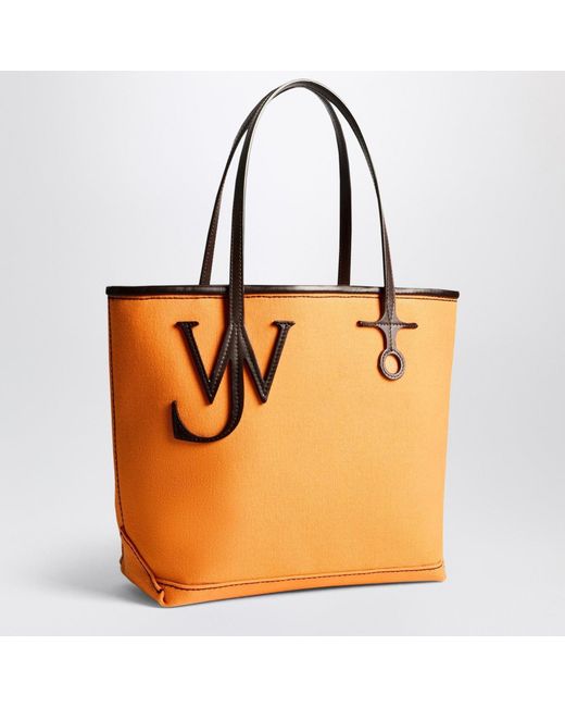 J.W. Anderson Orange Small Anchor Tote Bag