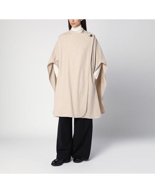 THE GARMENT Natural Wool-Blend Cape