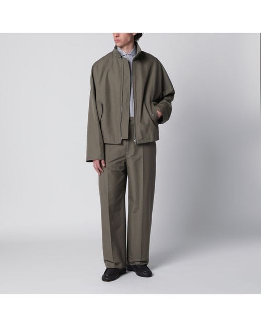 Bottega Veneta Gray Harrington Jacket for men