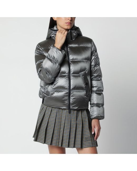 Moncler Gray Sensation Short Down Jacket