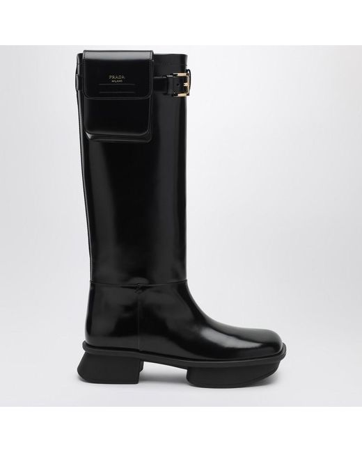 Prada Black Boots