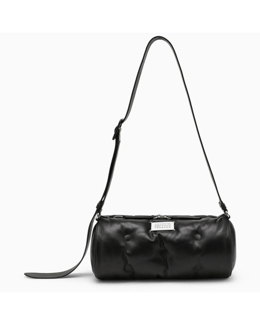 Maison Margiela Black Leather Glam Slam Pillow Bag