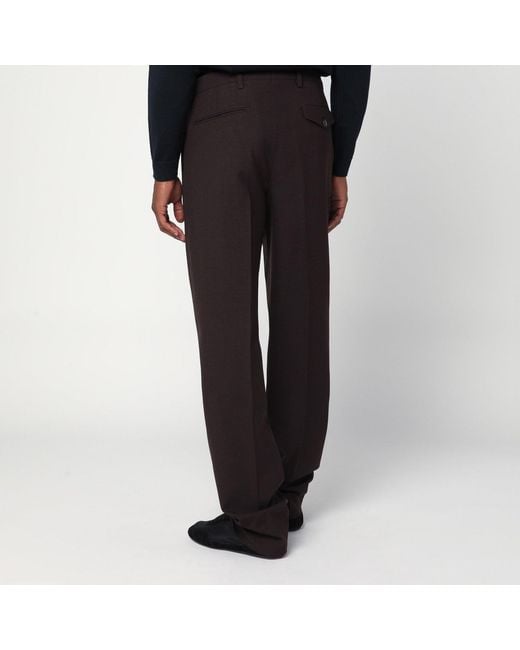 Prada Black Wool Trousers for men