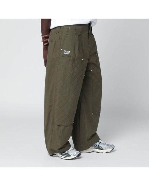 Pantalon Kaki En Coton KENZO pour homme en coloris Green