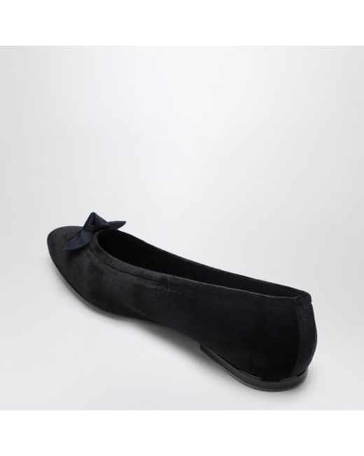 Loro Piana Black Primula Ballet Flats