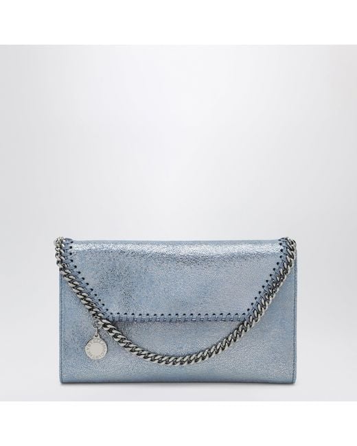 Stella McCartney Blue Falabella Chain Wallet