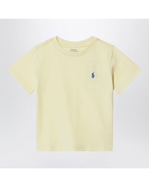 Polo Ralph Lauren Yellow Cotton T-Shirt