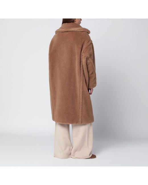 Max Mara Brown Camel-coloured Teddy Bear Icon Coat