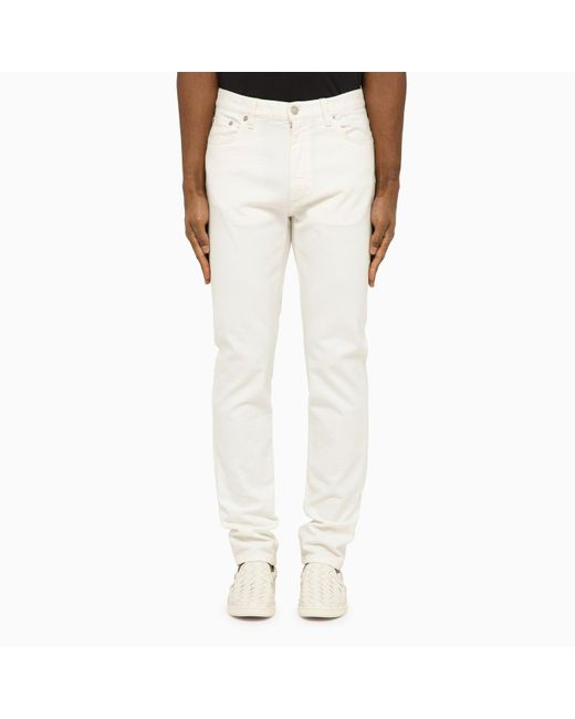 Zegna White Regular Jeans for men