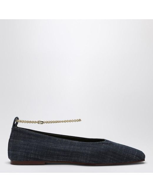 Ballerina augusta in denim di MARIA LUCA in Blue