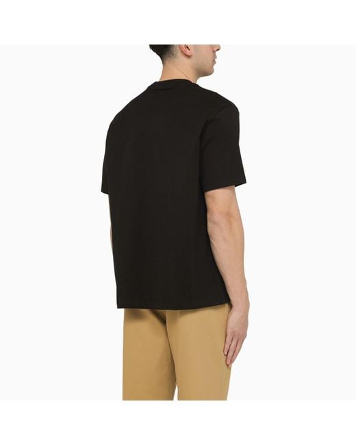 Amiri Black Cotton T Shirt With Logo for men
