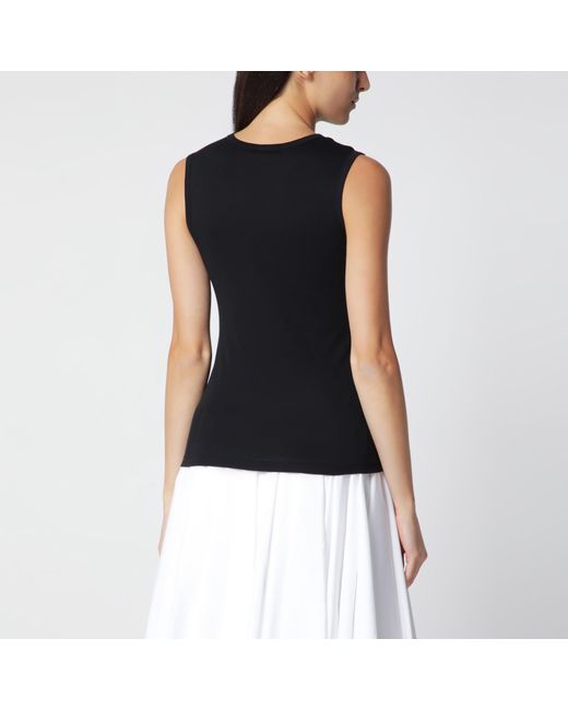 Flore Flore Black Esmé Lw Organic Cotton Tank Top