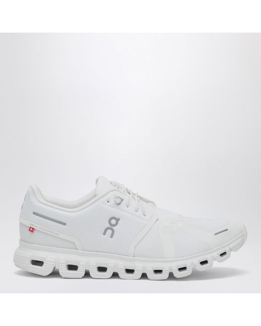 On Shoes White Sneaker Cloud 6 for men