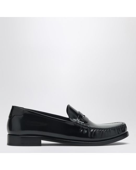Saint Laurent Black Patent Leather Loafer for men