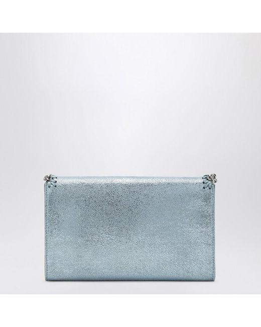 Borsa portafoglio a tracolla falabella zaffiro di Stella McCartney in Blue