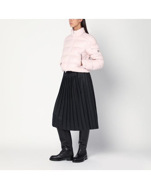 Moncler Pink Light Petra Short Puffer Jacket