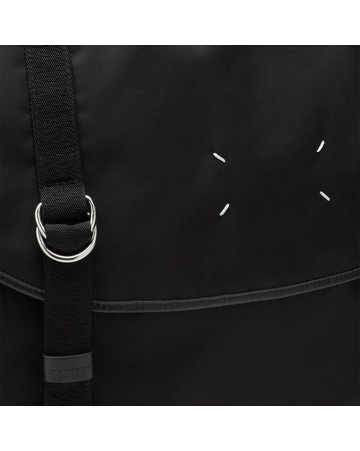 Maison Margiela Schwarze High-Tech-Schultertasche in Black für Herren