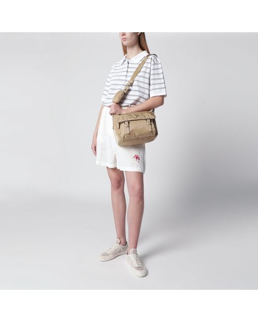 Prada Natural Medium Crossbody Bag