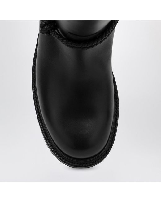 Bottega Veneta Black James Boots In Leather
