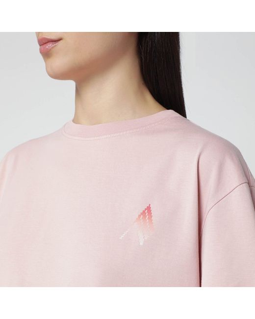 The Attico Pink T-Shirt With Back Print