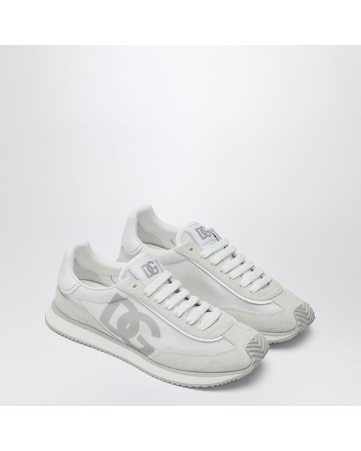 Dolce & Gabbana White Sneaker Dg Cushion for men