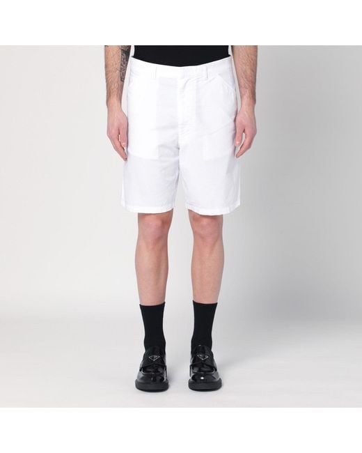 Prada White Short for men