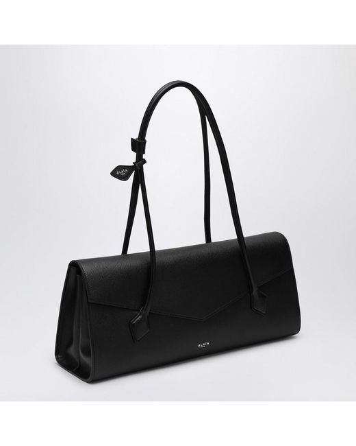 Alaïa Black Le Teckel Tote-Tasche Mit Schwarzer Klappe
