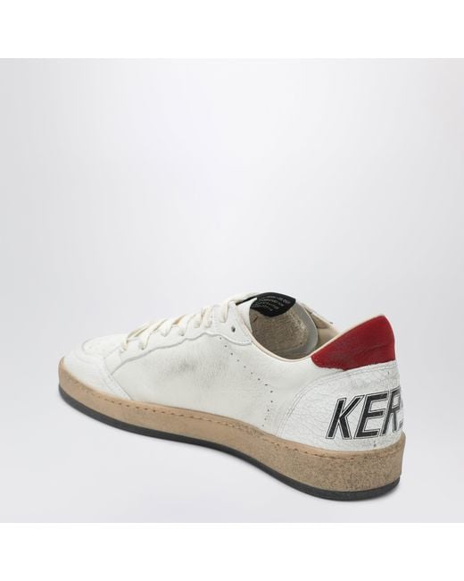 Golden Goose Deluxe Brand White Ballstar Sneakers for men