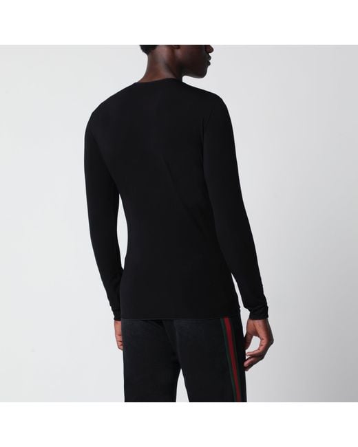 Gucci Black Crew-Neck Knit for men