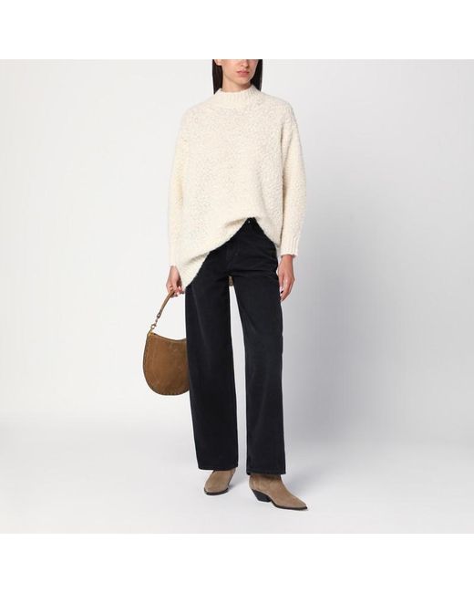 Maglione écru in misto alpaca di Isabel Marant in White