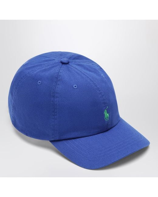 Polo Ralph Lauren Blue Sapphire Baseball Cap With Embroidered Logo