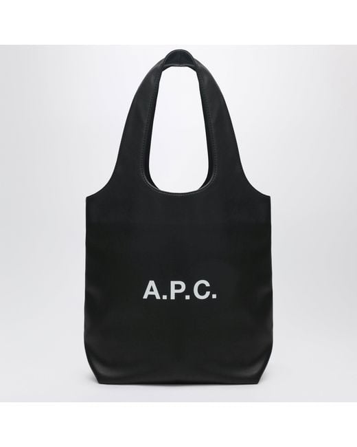 A.P.C. Black Small Ninon Tote Bag