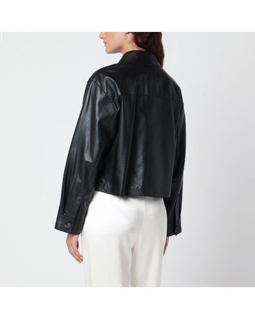Weekend by Maxmara Black Nappa Jacket