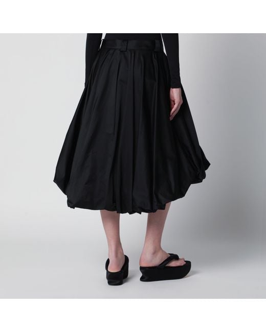 Balenciaga Black Balloon Skirt