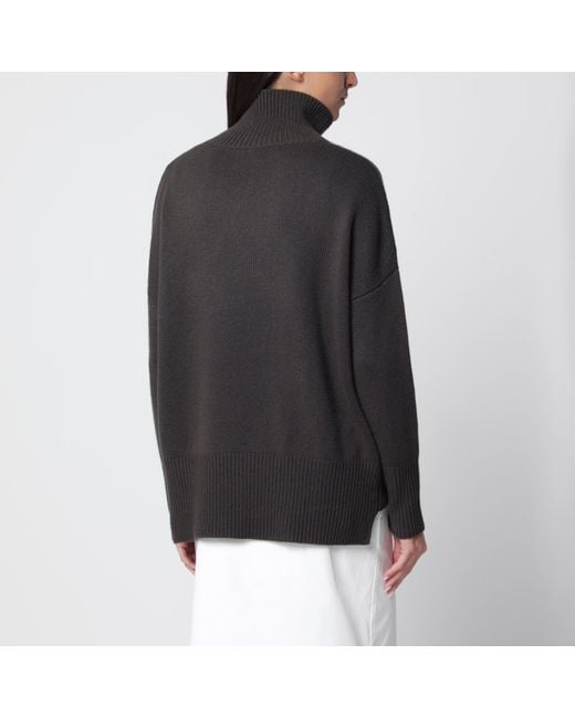 Lisa Yang Black Dark Heidi Cashmere Sweater