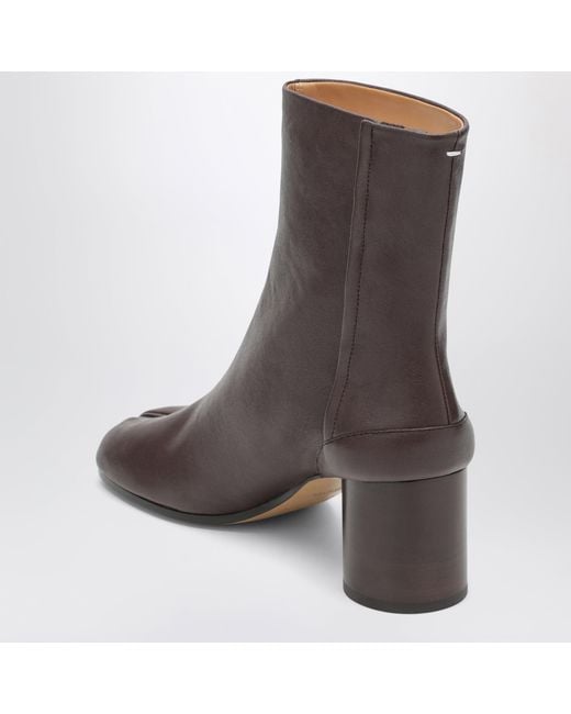 Maison Margiela Brown Mocha Tabi Ankle Boots