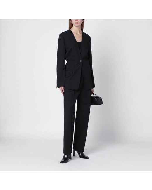 Totême  Black Wool-Blend Jacket